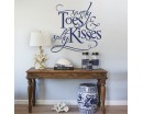 Sandy Toes And Salty Kisses Beach Decor Decal 